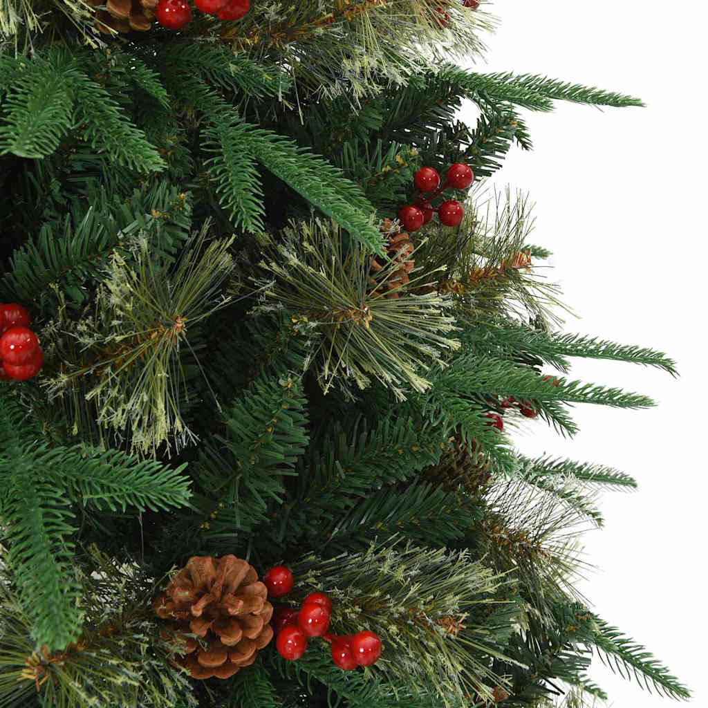 Artificial Hinged Christmas Tree Green 150 cm PVC, PE and Steel